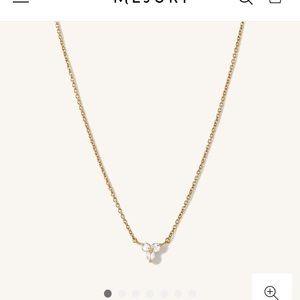 Mejuri Lotus Necklace